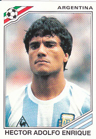Hector Adolfo Enrique WC 1986 Argentina samolepka Panini World Cup Story #174